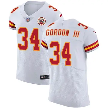Nike Melvin Gordon III Men's Elite Kansas City Chiefs White Vapor Untouchable Jersey