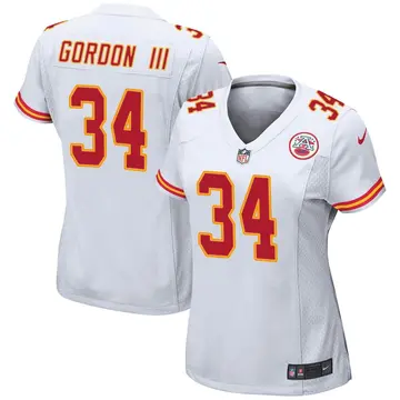 Nike Melvin Gordon III Women's Game Kansas City Chiefs White Jersey