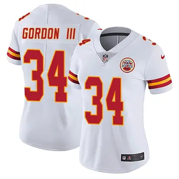 Nike Melvin Gordon III Women's Limited Kansas City Chiefs White Vapor Untouchable Jersey