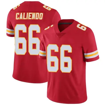 Nike Mike Caliendo Men's Limited Kansas City Chiefs Red Team Color Vapor Untouchable Jersey