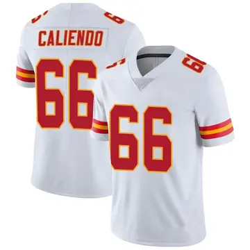 Nike Mike Caliendo Youth Limited Kansas City Chiefs White Vapor Untouchable Jersey