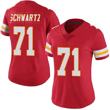Nike Mitchell Schwartz Women's Limited Kansas City Chiefs Red Team Color Vapor Untouchable Jersey