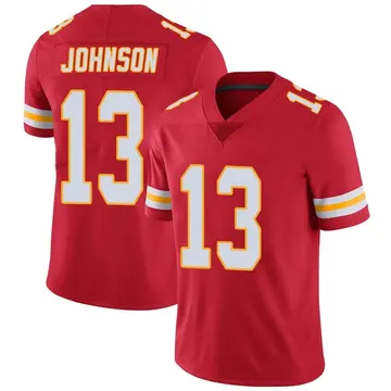 Nike Nazeeh Johnson Youth Limited Kansas City Chiefs Red Team Color Vapor Untouchable Jersey