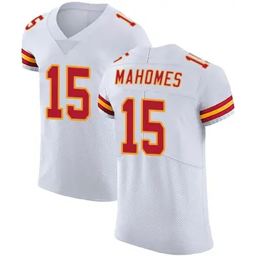 Nike Patrick Mahomes Men's Elite Kansas City Chiefs White Vapor Untouchable Jersey