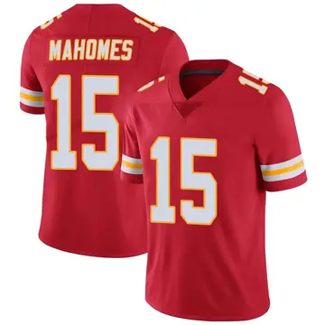 Nike Patrick Mahomes Youth Limited Kansas City Chiefs Red Team Color Vapor Untouchable Jersey