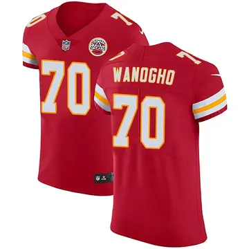 Nike Prince Tega Wanogho Men's Elite Kansas City Chiefs Red Team Color Vapor Untouchable Jersey