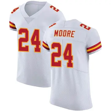 Nike Skyy Moore Men's Elite Kansas City Chiefs White Vapor Untouchable Jersey