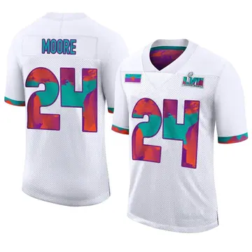 Nike Skyy Moore Men's Limited Kansas City Chiefs White Super Bowl LVII Jersey