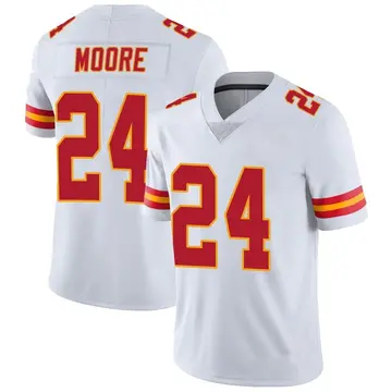 Nike Skyy Moore Youth Limited Kansas City Chiefs White Vapor Untouchable Jersey