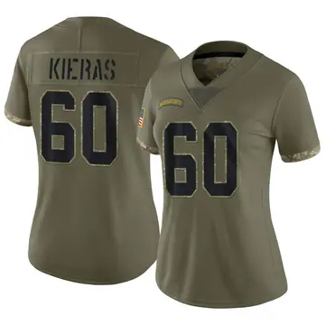 Nike Tautvydas Kieras Women's Limited Kansas City Chiefs Olive 2022 Salute To Service Jersey