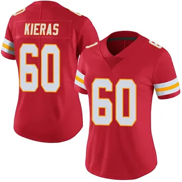 Nike Tautvydas Kieras Women's Limited Kansas City Chiefs Red Team Color Vapor Untouchable Jersey