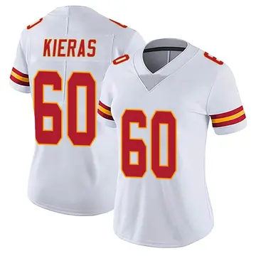 Nike Tautvydas Kieras Women's Limited Kansas City Chiefs White Vapor Untouchable Jersey