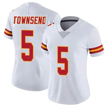 Nike Tommy Townsend Women's Limited Kansas City Chiefs White Vapor Untouchable Jersey