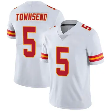 Nike Tommy Townsend Youth Limited Kansas City Chiefs White Vapor Untouchable Jersey
