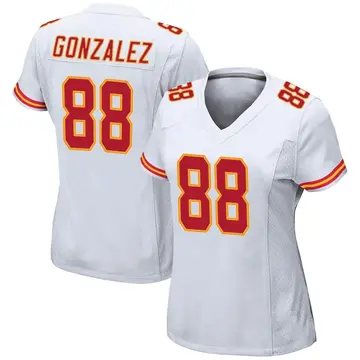 Nike Tony Gonzalez Women's Game Kansas City Chiefs White Jersey