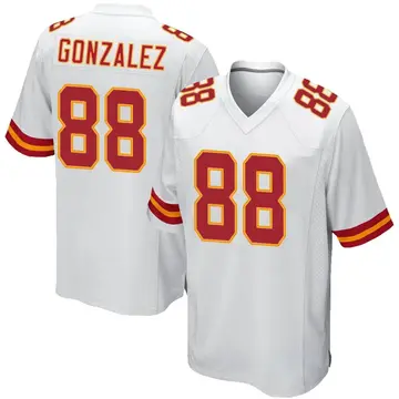 Nike Tony Gonzalez Youth Game Kansas City Chiefs White Jersey