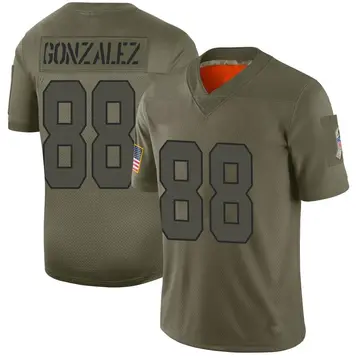 Nike Tony Gonzalez Youth Limited Kansas City Chiefs Camo 2019 Salute to Service Jersey