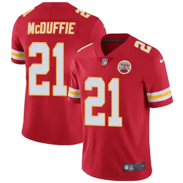 Nike Trent McDuffie Youth Limited Kansas City Chiefs Red Team Color Vapor Untouchable Jersey