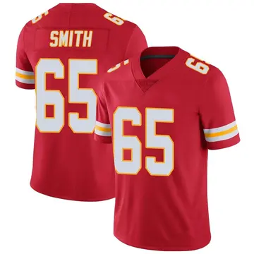 Nike Trey Smith Men's Limited Kansas City Chiefs Red Team Color Vapor Untouchable Jersey