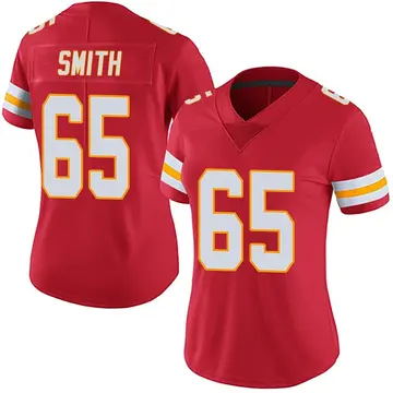 Nike Trey Smith Women's Limited Kansas City Chiefs Red Team Color Vapor Untouchable Jersey