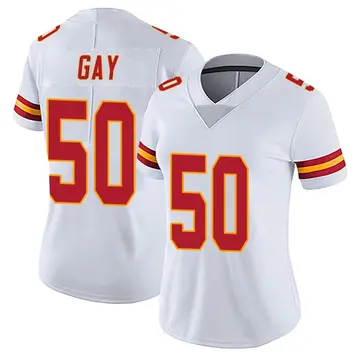 Nike Willie Gay Women's Limited Kansas City Chiefs White Vapor Untouchable Jersey
