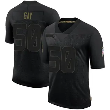 Nike Willie Gay Youth Limited Kansas City Chiefs Black 2020 Salute To Service Jersey