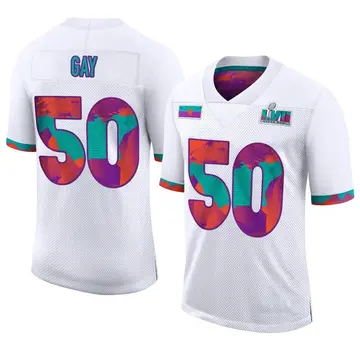 Nike Willie Gay Youth Limited Kansas City Chiefs White Super Bowl LVII Jersey